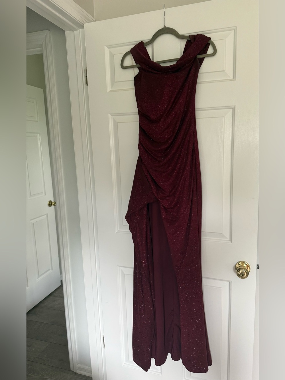 Joyce Maxi Dress Wine Sparkle